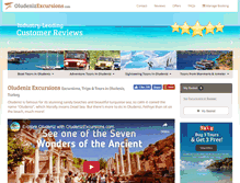 Tablet Screenshot of oludenizexcursions.com